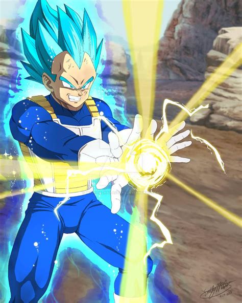 Vegeta Evolved Ssj Blue Final Flash By Infinitecharacters On Deviantart