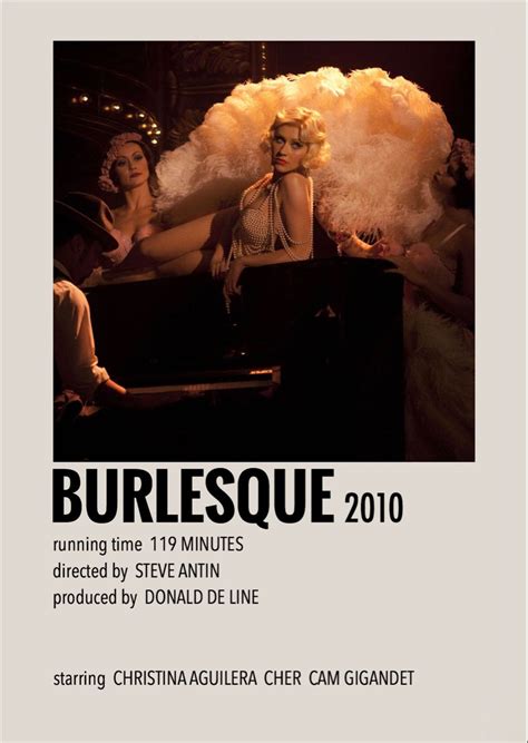 Captivating Burlesque Movie Poster by Millie