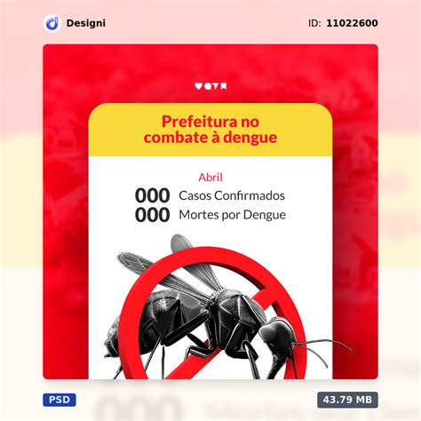 Social Media Campanha Combate A Dengue On Behance