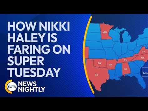 How Nikki Haley Is Faring On Super Tuesday Ewtn News Nightly Ewtn