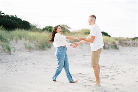 Third Beach Middletown RI Engagement