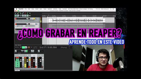 Como Grabar En Reaper Tutorial En Espa Ol Cap Real Hits Studio