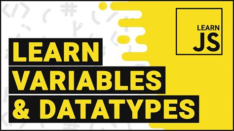 Learn Javascript Variables And Data Types Part 2 Youtube