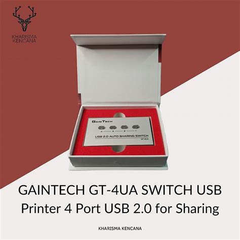 Accesories Laptop Pc Gaintech Gt Ua Switch Usb Printer Port Usb