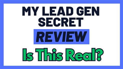 My Lead Gen Secret Review Can You Make A Cent OR A Massive Waste Of