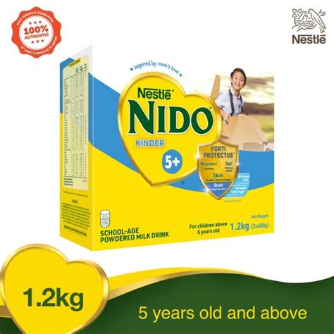 Nido® 5 Powdered Milk Drink For Children Above 5 Years Old 12kg