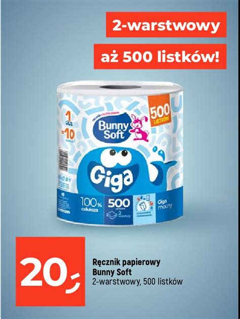 Ręcznik papierowy giga Bunny soft cena promocje opinie sklep