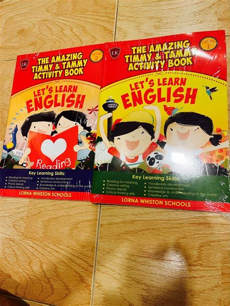 The Amazing TIMMY AND TAMMY ACTIVITY BOOKS Lets Learn English By Lorna