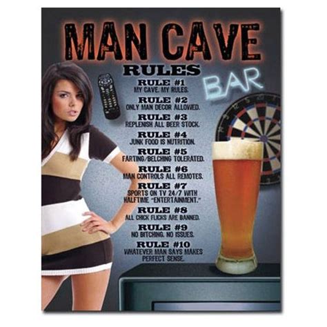 Funny Man Cave Signs - Etsy