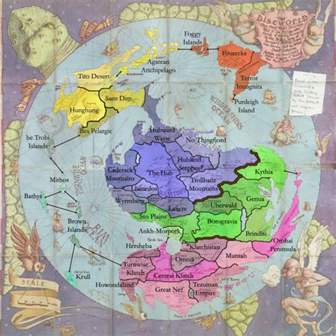 Discworld Map | World Map 07