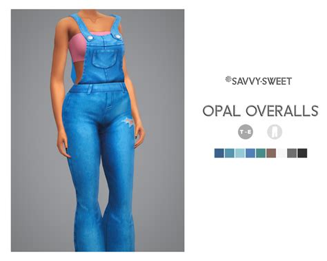 Oshinsims Cc In 2020 Overalls Sims 4 Mm Cc Clothes