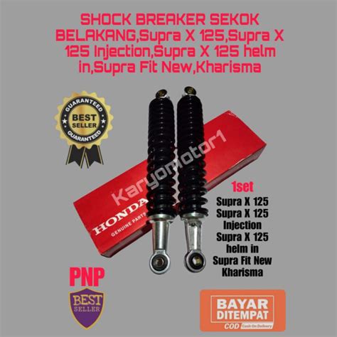 Jual Shock Breaker Shock Sekok Skok Belakan Satu Pasang Supra X