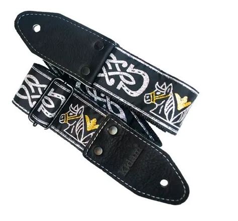 Cinta Bordada Thal Strap Para Guitarra O Bajo Guitarras