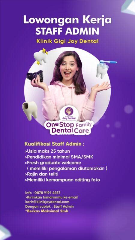 Lowongan Kerja Staff Hotline Staff Admin Staff Teknisi Di Klinik