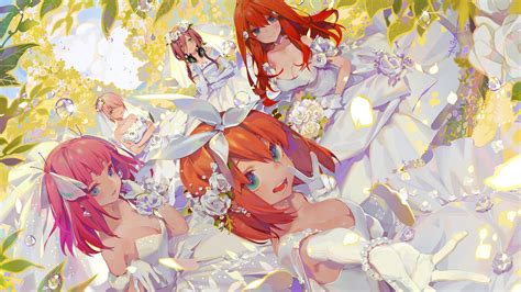 quintessential quintuplets bride  wallpaper pixiewall