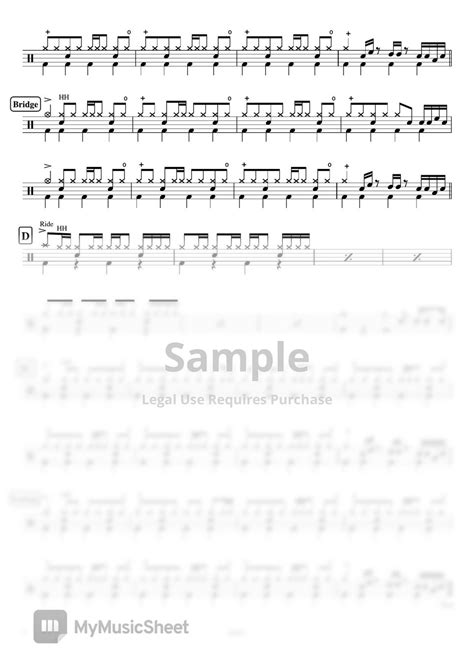 Bts Butter Sheets By Cookai S J Pop Drum Sheet Music