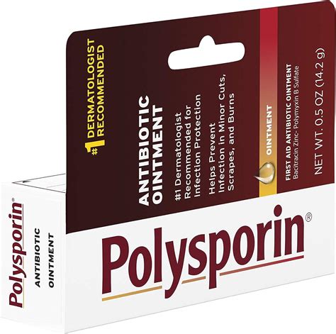 Polysporin Antibiotic Skin Ointment Bacitracin Zinc And Polymyxin B