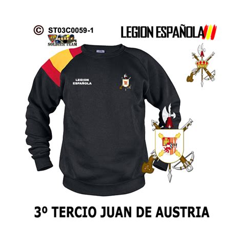 Sudadera bandera IIIº Tercio Juan de Austria Legión TotemTeams