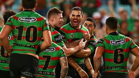 Greg Inglis Hat Trick Leads South Sydney To Victory Over Defending Premiers Sydney Roosters