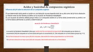 Acidez y basicidad de compuestos orgánicos 1 pdf