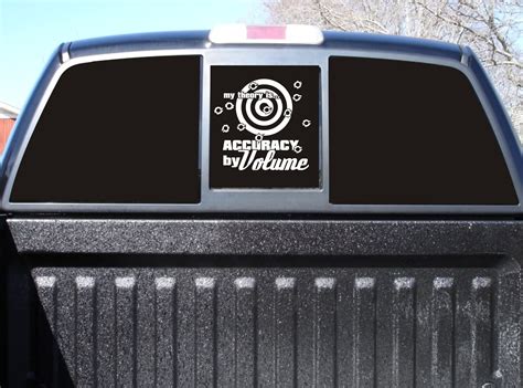Accuracy By Volume Vinyl Decal