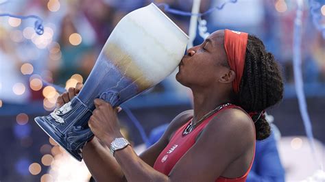 Coco Gauff Wins The Western Southern Open By Defeating Karolina