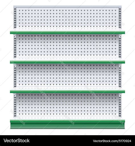 Supermarket rack Royalty Free Vector Image - VectorStock