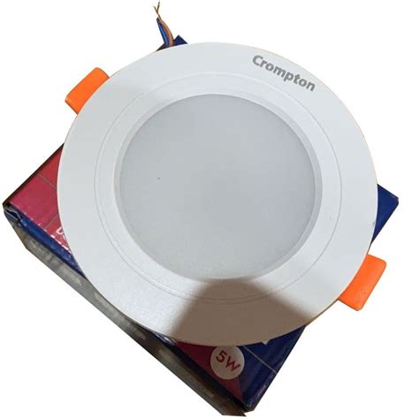 5W Crompton Star Glaze Pro LED Downlight 4000K Warm White At Rs 400