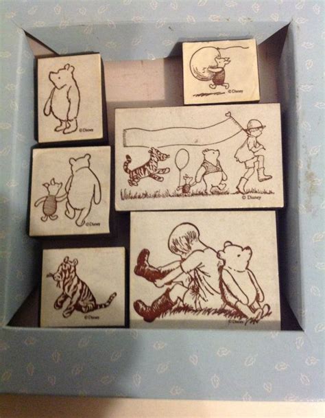 Winnie The Pooh Stamps Winnie The Pooh And Friends Set Of 6 Etsy