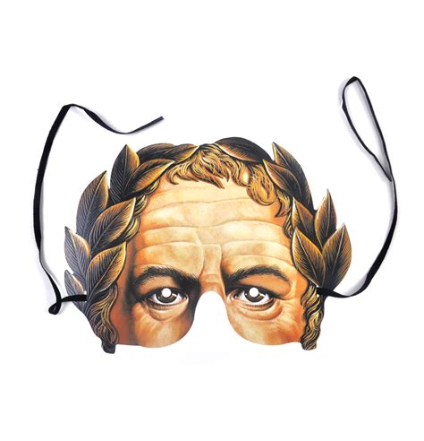 Classic Julius Caesar Roman Emperor Party Mask | Pink Cat Shop