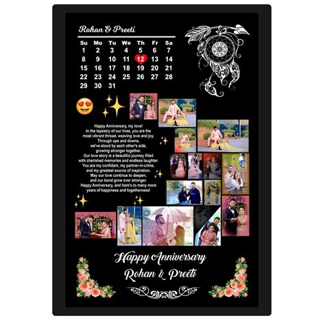 Customized Anniversary Photo Frame