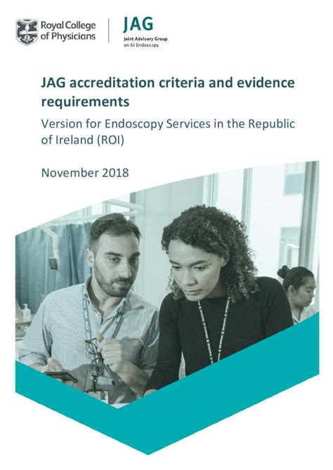 Pdf Jag Accreditation Criteria And Evidence Requirements Foreword