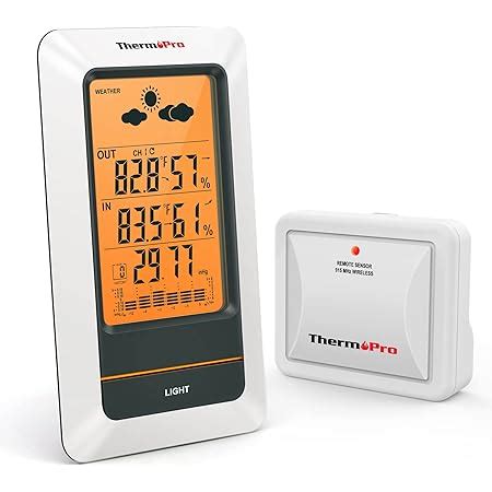 Amazon Thermopro Tp Indoor Outdoor Thermometer Digital Wireless