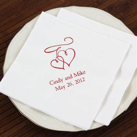 Personalized Bridal Napkins