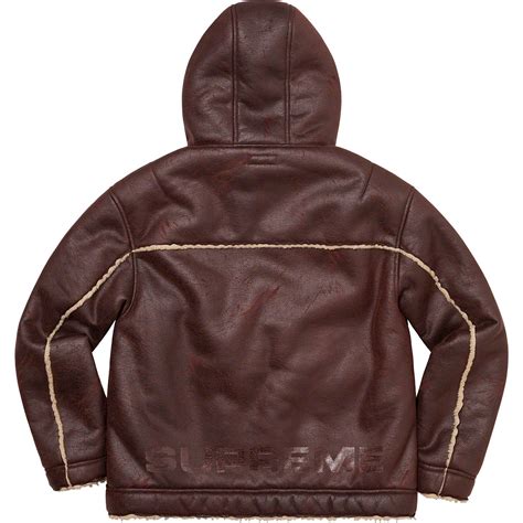 Faux Shearling Hooded Jacket Spring Summer 2023 Supreme