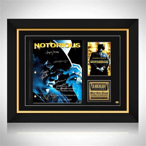 Notorious 2009 Script Limited Signature Edition Studio Licensed Custom