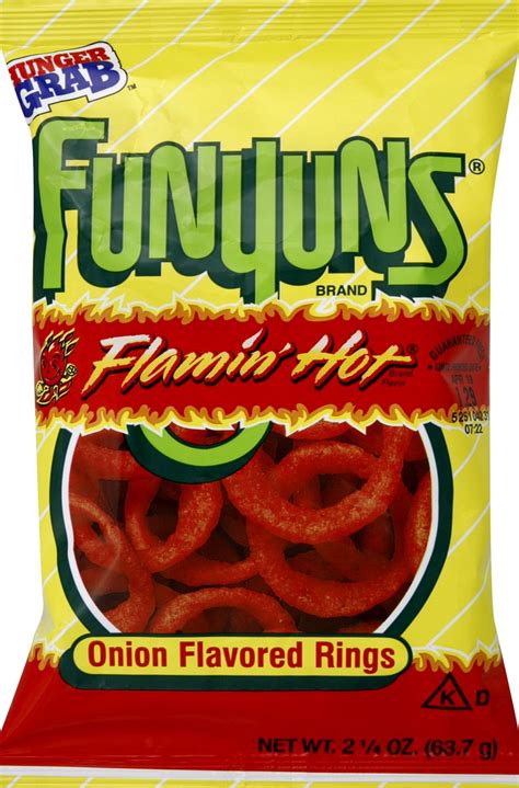 Funyuns Onion Flavored Rings Flamin Hot Hunger Grab 2 75 Oz Shipt