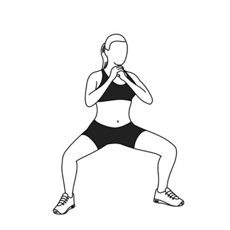 Sumo Squat By Fatema Alhaddad Exercise How To Skimble