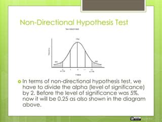 Directional Hypothesis testing | PPT