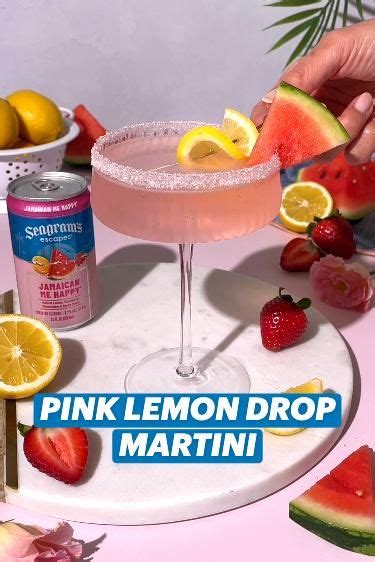 Lemon Drop Martini Seagram S Escapes Recipe Lemon Drop Martini