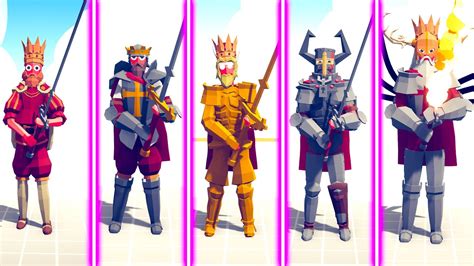 Evolution The King Totally Accurate Battle Simulator Tabs Youtube