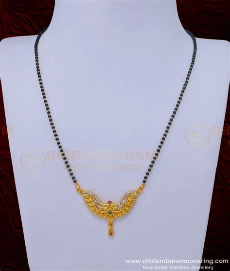 buy traditional gold mangalsutra design  gram gold jewelry