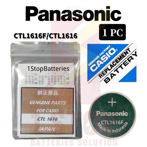 Original Panasonic Solar Rechargeable Ctl Ctl F Ctl Ctl F