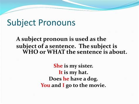 Ppt Pronouns Notes Powerpoint Presentation Free Download Id170922