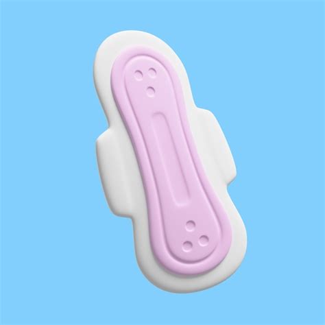 Premium Psd 3d Icon For Sex Education With Tampon Pad