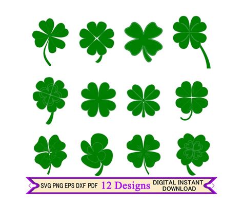 Shamrock Svg Saint Patricks Day Svg Cricut Cut Files Etsy