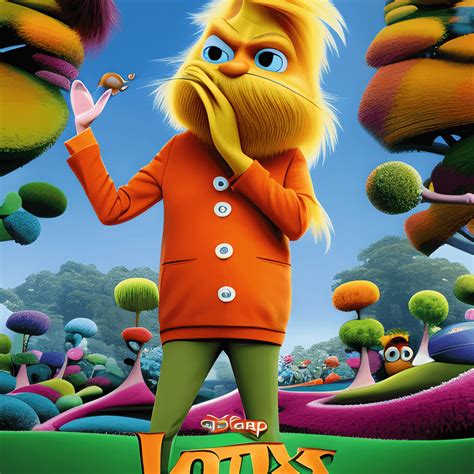 The Lorax A Digital Graphic · Creative Fabrica