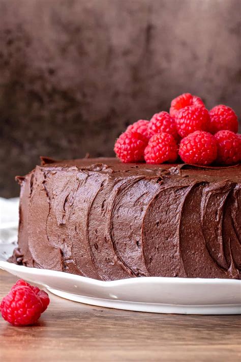 Chocolate Raspberry Cake Just So Tasty