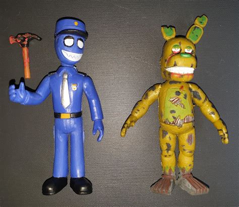 Bootleg Fnaf figures repainted : r/fivenightsatfreddys