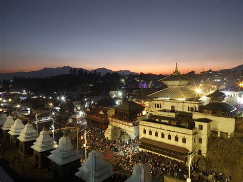 Nepali Hindu Devotees Throng Pashupatinath Temple In Kathmandu On Maha